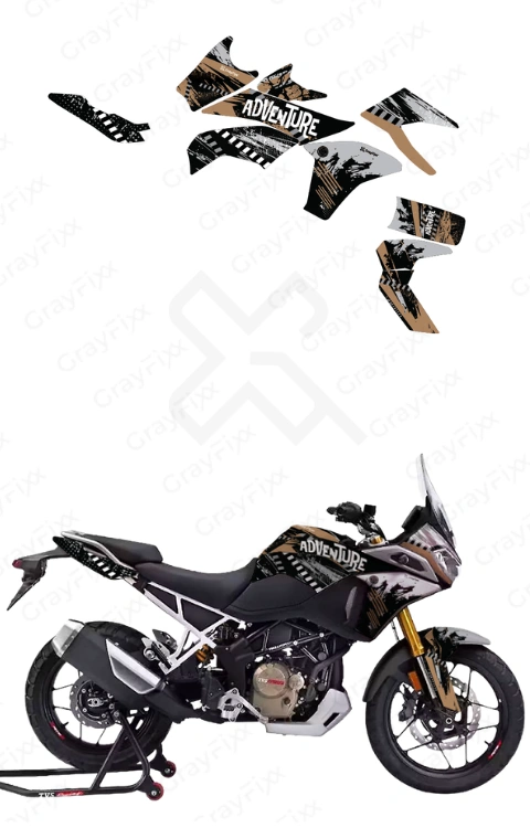 Adventure Edition Full Body Sticker Compatible with RTX 300 | Made in Premium Matte Vinyl with FPF (Fade Protection Film), Waterproof, Precut Sticker, Pack of 1